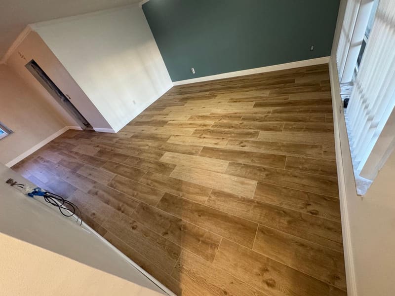 Vinyl Plank & Laminate job by JR Flooring, Brevard County, FL