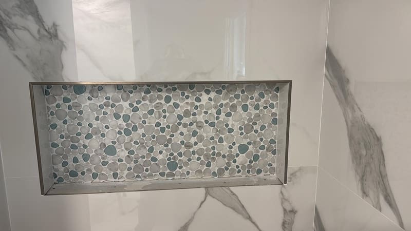 Bathroom & Shower job by JR Flooring, Brevard County, FL