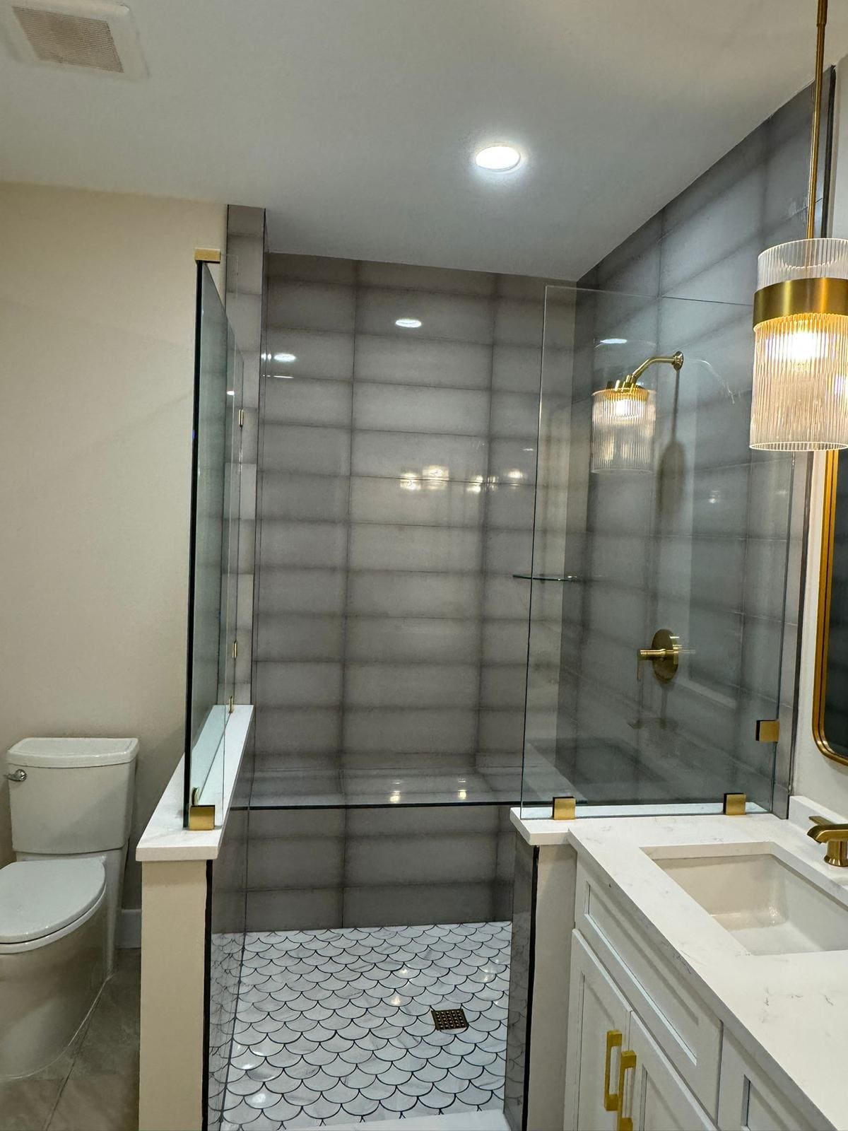 Bathroom & Shower job by JR Flooring, Brevard County, FL