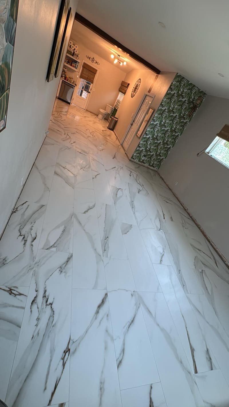 Flooring job by JR Flooring, Brevard County, FL